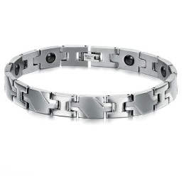 Pulsera De Piedra Imán De Titanio De Excelente Calidad Para La Salud De Los Amantes.