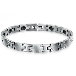 Pulsera De Piedra Imán De Titanio De Excelente Calidad Para La Salud De Los Amantes.