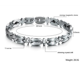 Pulsera De Piedra Imán De Titanio De Alta Calidad