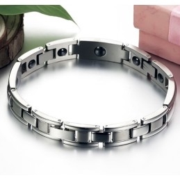 Pulsera De Piedra Imán De Titanio De Excelente Calidad Para La Salud De Los Amantes.