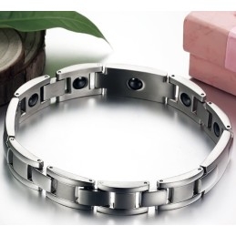 Pulsera De Piedra Imán De Titanio De Excelente Calidad Para La Salud De Los Amantes.