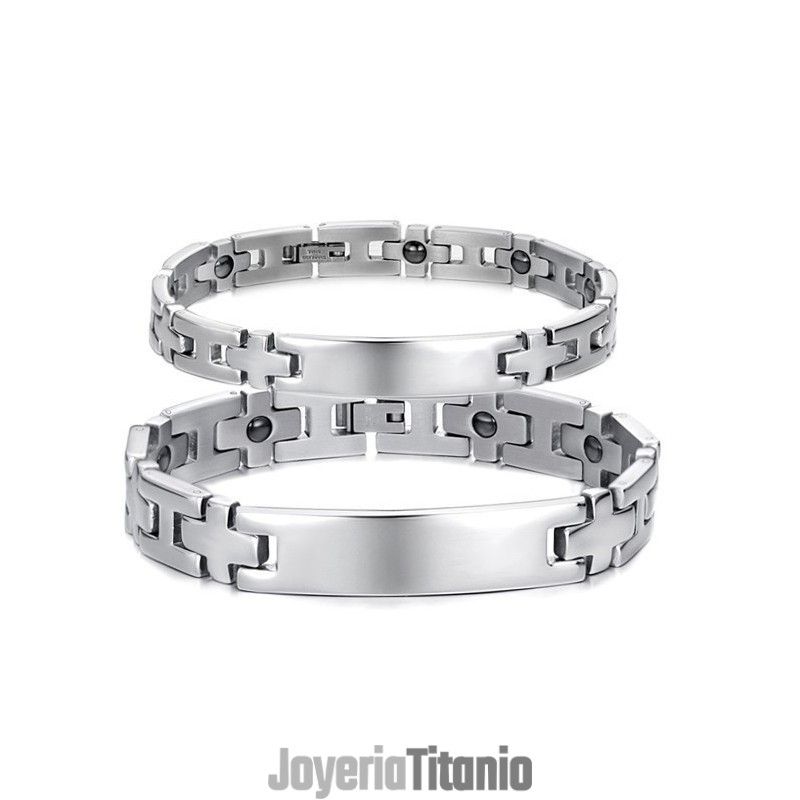 Pulsera De Titanio Antifatiga "El Rey De La Cantidad" Para Amantes Pulsera De Titanio Antifatiga "El Rey De La Cantidad" Para Amantes
