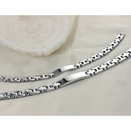 Pulsera De Titanio Antifatiga "El Rey De La Cantidad" Para Amantes