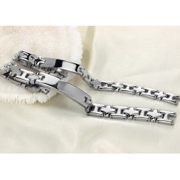 Pulsera De Titanio Antifatiga "El Rey De La Cantidad" Para Amantes