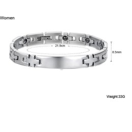 Pulsera De Titanio Antifatiga "El Rey De La Cantidad" Para Amantes