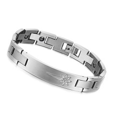 Pulsera De Titanio Con Diamantes Para Amantes, Ideal Para Disfrutar De Una Alta Reputación Tanto En El País Como En El Extranjer