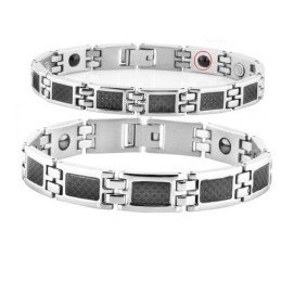 Pulsera De Piedra Imán De Titanio Con Diamantes, La Reina De La Salud Y La Calidad Para Amantes.
