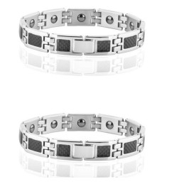 Pulsera De Piedra Imán De Titanio Con Diamantes, La Reina De La Salud Y La Calidad Para Amantes.