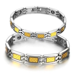 Pulsera De Titanio Antifatiga De Alta Calidad Para Amantes