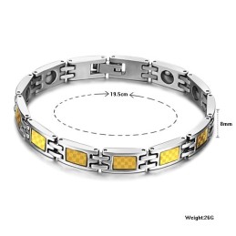 Pulsera De Titanio Antifatiga De Alta Calidad Para Amantes