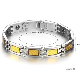 Pulsera De Titanio Antifatiga De Alta Calidad Para Amantes