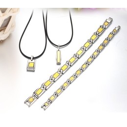 Pulsera De Titanio Antifatiga De Alta Calidad Para Amantes