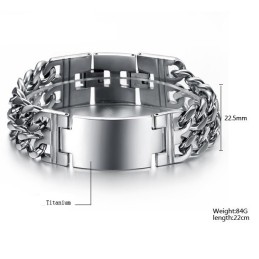 Pulsera De Titanio Fácil De Usar