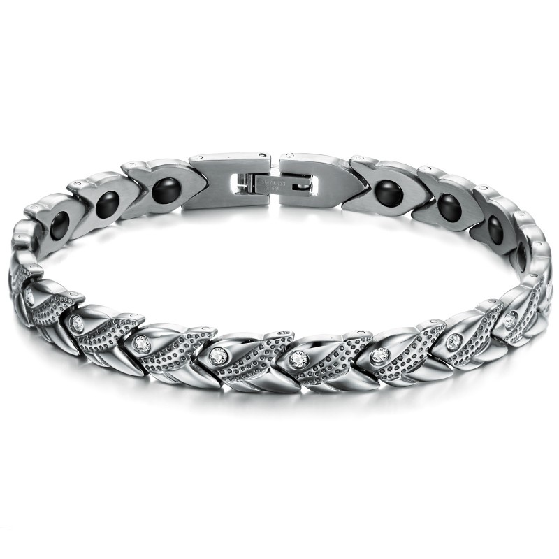Pulsera De Piedra Imán De Titanio De Renombre Mundial