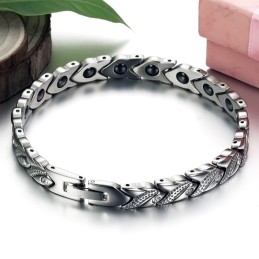 Pulsera De Piedra Imán De Titanio De Renombre Mundial