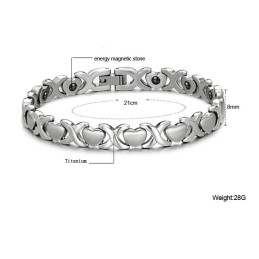 Pulsera De Titanio Antifatiga Femenina De Alta Calidad