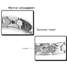 Pulsera De Piedra Imán De Titanio Antifatiga Para Hombre, De Rendimiento Confiable