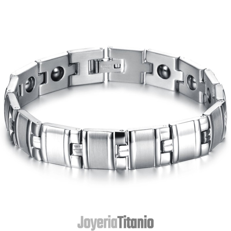 Pulsera De Piedra Imán De Titanio Antifatiga De Calidad Estable Para Hombre