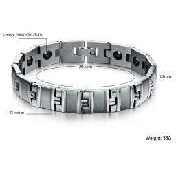 Pulsera De Piedra Imán De Titanio Antifatiga De Calidad Estable Para Hombre