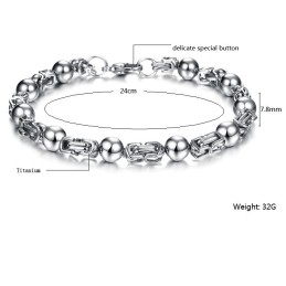 Pulsera De Titanio Para Hombre Fácil De Usar
