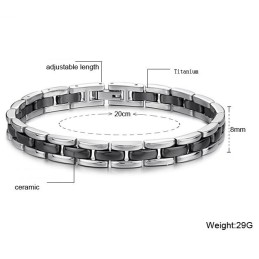 Pulsera De Cerámica Y Titanio Con Amplia Variedad