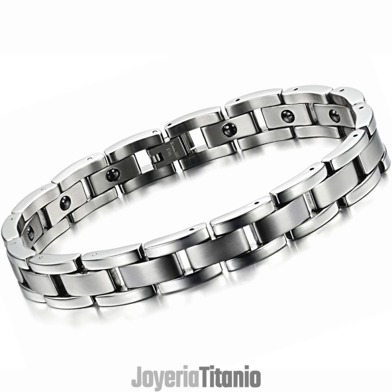 Pulsera De Piedra Imán De Titanio Para La Salud Masculina Con Amplia Variedad Pulsera De Piedra Imán De Titanio Para La Salud Masculina Con Amplia Variedad