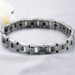 Pulsera De Piedra Imán De Titanio Para La Salud Masculina Con Amplia Variedad