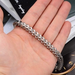 La Reina De La Calidad Pulsera De Titanio Para Hombre