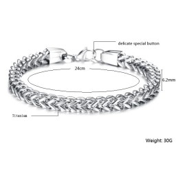La Reina De La Calidad Pulsera De Titanio Para Hombre