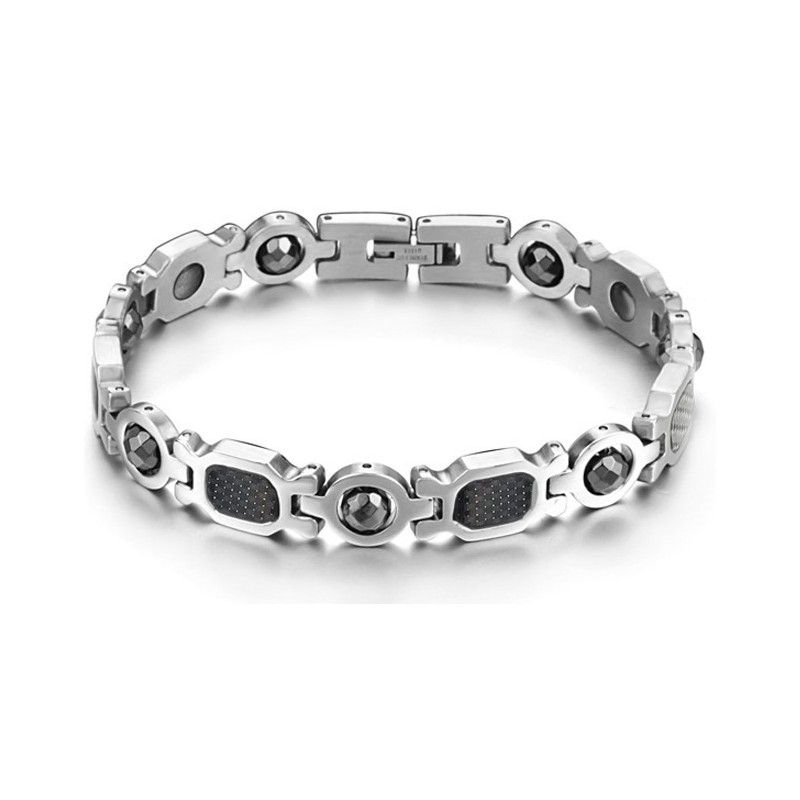 Pulsera De Piedra Imán De Titanio De Calidad Estable Para La Salud Masculina Pulsera De Piedra Imán De Titanio De Calidad Estable Para La Salud Masculina