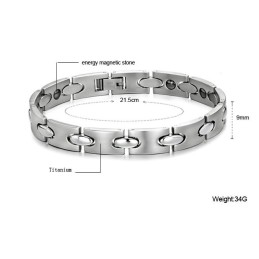 La Pulsera De Titanio De La Reina De La Salud Y La Calidad