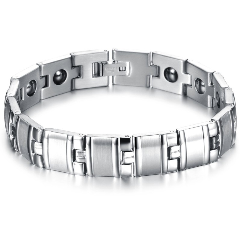 Pulsera De Piedra Imán De Titanio Antifatiga Para Hombre De Excelente Calidad Pulsera De Piedra Imán De Titanio Antifatiga Para Hombre De Excelente Calidad
