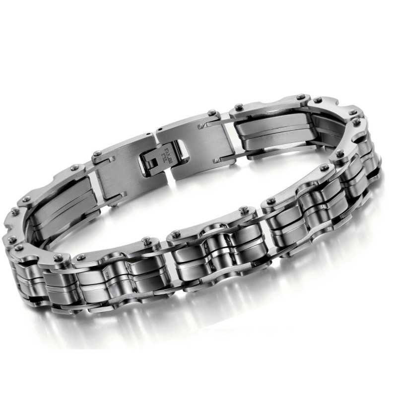 Pulsera Clásica De Titanio Para Hombre De Alta Calidad Pulsera Clásica De Titanio Para Hombre De Alta Calidad