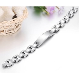 Pulsera De Titanio Para Hombre Fácil De Usar