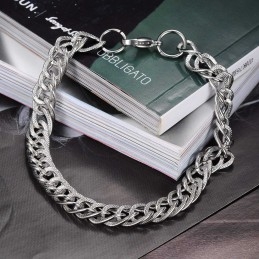 Pulsera De Titanio De Alta Calidad Con Escala Masculina