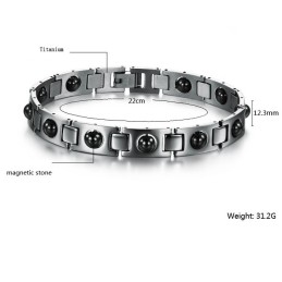 Pulsera De Piedra Imán De Titanio, La Reina De La Salud Y La Calidad