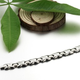 Pulsera De Titanio Con Forma De Corazón Y Diamantes, Calidad Y Cantidad Garantizadas