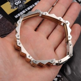 Pulsera De Titanio Para Hombre De Calidad Estable