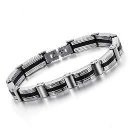 Pulsera De Titanio Para Hombre "To Have A Long Story"