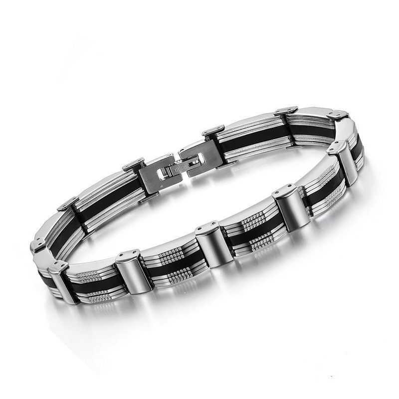 Pulsera De Titanio Para Hombre "To Have A Long Story" Pulsera De Titanio Para Hombre "To Have A Long Story"