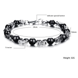 Pulsera De Titanio Para Hombre, Duradera Y De Uso Prolongado.