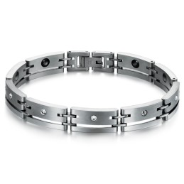 Pulsera De Piedra Imán De Titanio De Alta Calidad Para Hombre