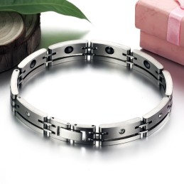 Pulsera De Piedra Imán De Titanio De Alta Calidad Para Hombre
