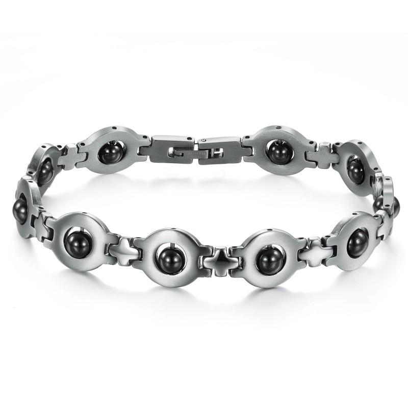 Pulsera De Titanio Antifatiga Para Hombre De Amplia Variedad