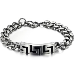 La Reina De La Calidad: Pulsera De Titanio Great Wall Para Hombre
