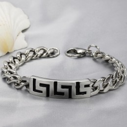 La Reina De La Calidad: Pulsera De Titanio Great Wall Para Hombre