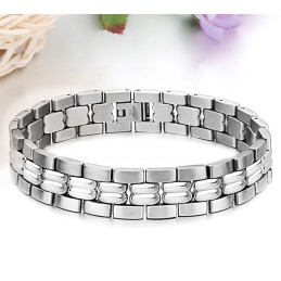 Pulsera De Titanio Concisa Para Hombre, Calidad Y Cantidad Garantizadas