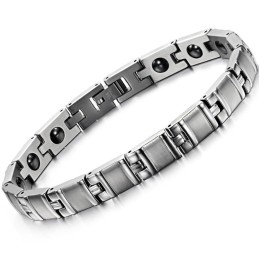 Pulsera De Piedra Imán De Titanio Con Especificaciones Completas