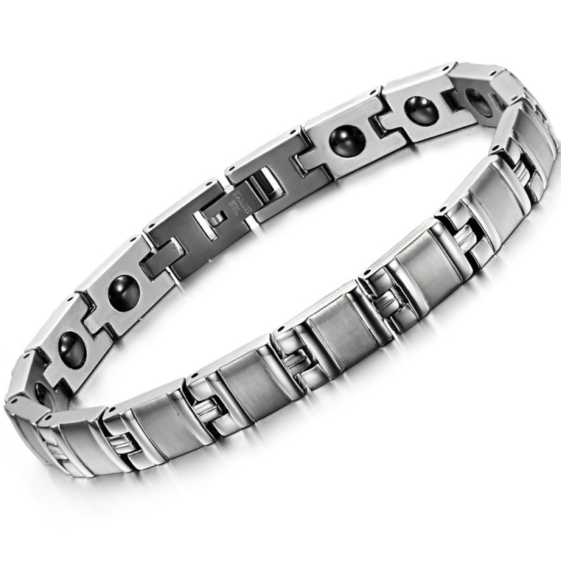 Pulsera De Piedra Imán De Titanio Con Especificaciones Completas Pulsera De Piedra Imán De Titanio Con Especificaciones Completas