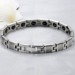 Pulsera De Piedra Imán De Titanio Con Especificaciones Completas